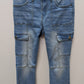 Sexy Fabulous Jeans Light Wash Cargo Jeans