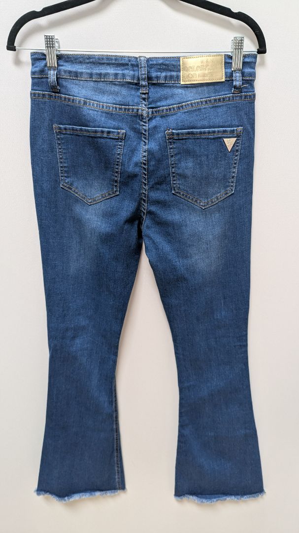 Celebrity Ace Medium Wash Distressed Flared Jeans