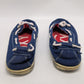 ROXY Blue/White Rope Boat Loafer Shoes