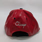 MR GORRA Red PVC Leather "Chicago" Hat