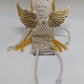 Handmade "Christmas is Calling Cathy" Gold Rag Doll