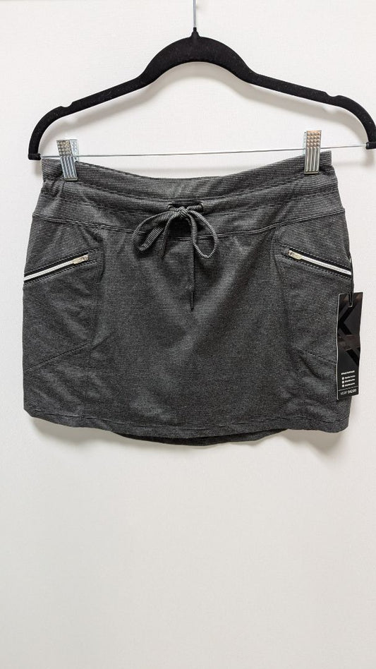 Kyodan Dark Grey Striped Active Knit Skort