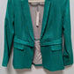 C.LECTIVE Emerald Green Convertible Zippered Blazer