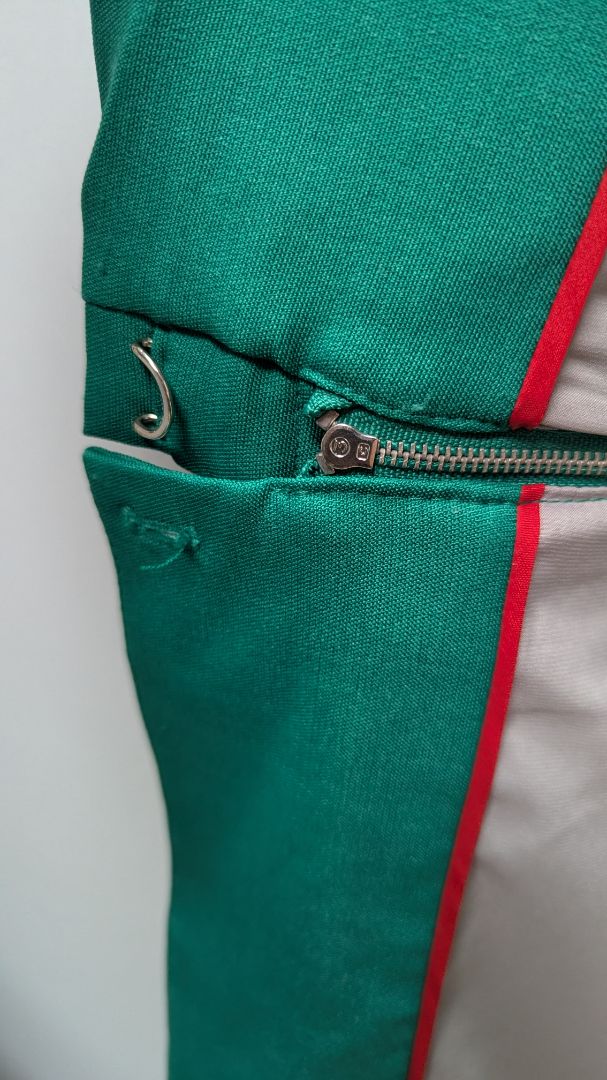 C.LECTIVE Emerald Green Convertible Zippered Blazer