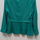 C.LECTIVE Emerald Green Convertible Zippered Blazer