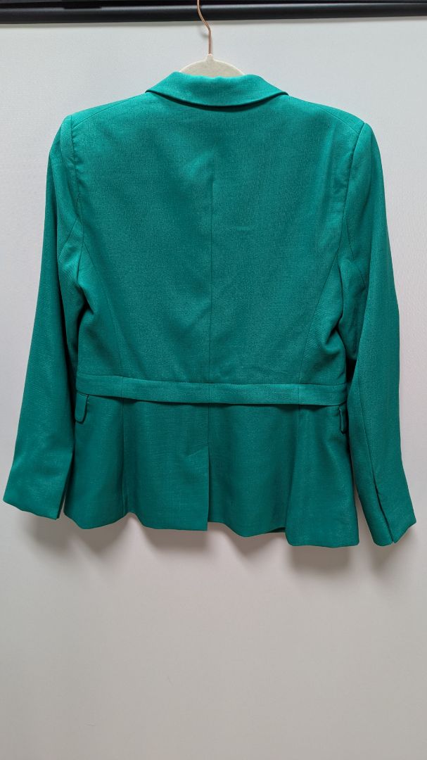 C.LECTIVE Emerald Green Convertible Zippered Blazer