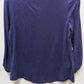 by Chico's Purple Plumage Becky Burnout Velvet Blouse