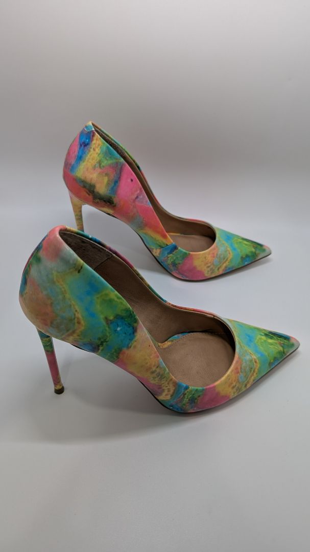 Steve Madden Multicolor Watercolor Daisie Pumps