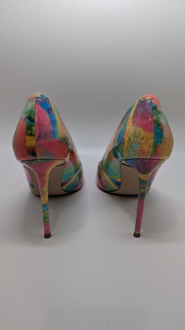 Steve Madden Multicolor Watercolor Daisie Pumps