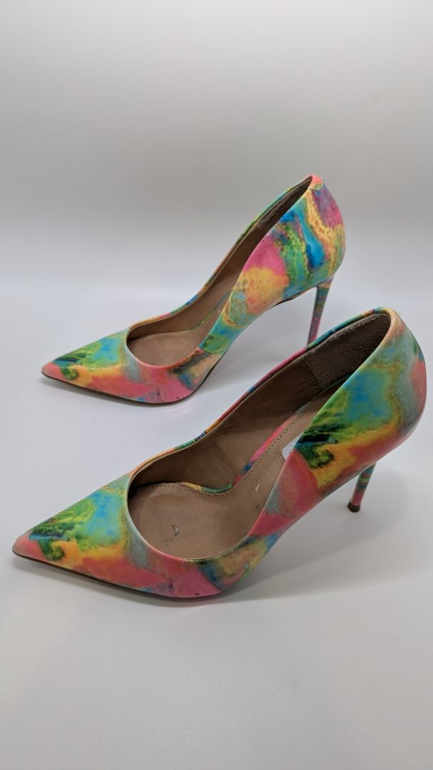 Steve Madden Multicolor Watercolor Daisie Pumps