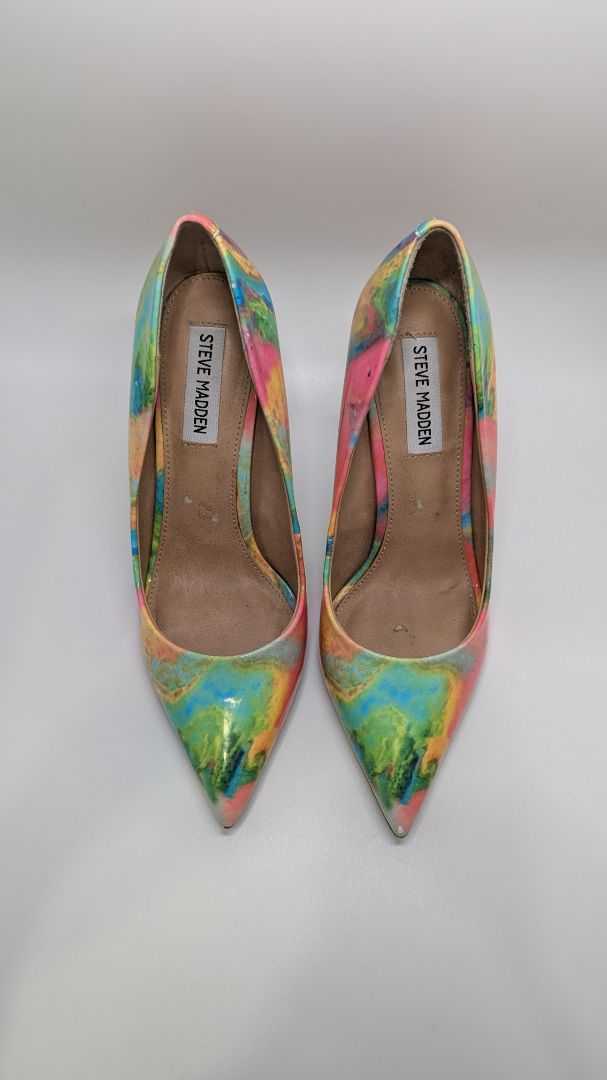 Steve Madden Multicolor Watercolor Daisie Pumps