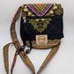 Bagamoyo Black Quilted Crossbody Purse