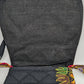 Bagamoyo Black Quilted Crossbody Purse