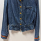 The Limited Medium Wash Button-Down Denim Jacket
