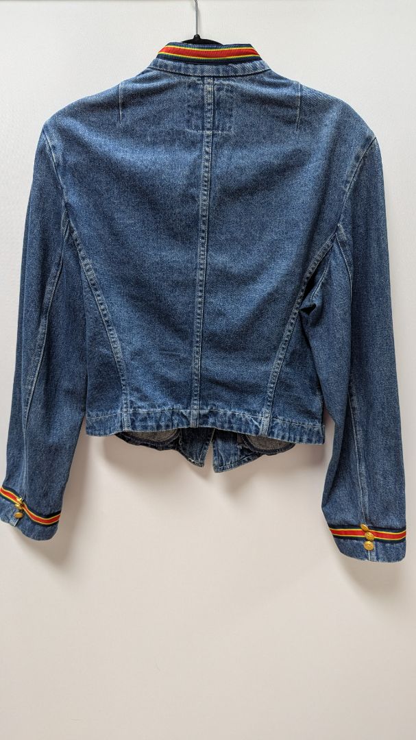 The Limited Medium Wash Button-Down Denim Jacket
