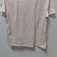 Jane + Delancey White/Pink Striped Strawberry Tee