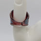 Blue/Red Swirl Acrylic Ring