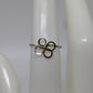 Gold-Tone Simple Loop Flower Ring