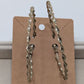 Silver-Tone Spiral Large Hoop Earrings