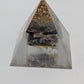 Handmade L. Williams Gold Tip Large Resin Pyramid (~3x3x3")