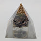 Handmade L. Williams Gold Tip Large Resin Pyramid (~3x3x3")