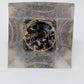 Handmade L. Williams Gold Tip Large Resin Pyramid (~3x3x3")