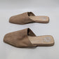Vince Camuto Tan Bristina Suede Mules