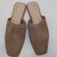 Vince Camuto Tan Bristina Suede Mules