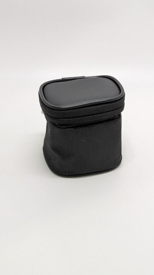 Black Mini Zippered Mesh Travel Case