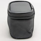 Black Mini Zippered Mesh Travel Case