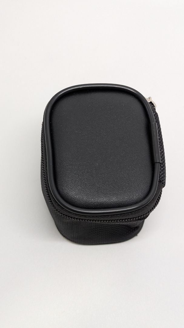 Black Mini Zippered Mesh Travel Case