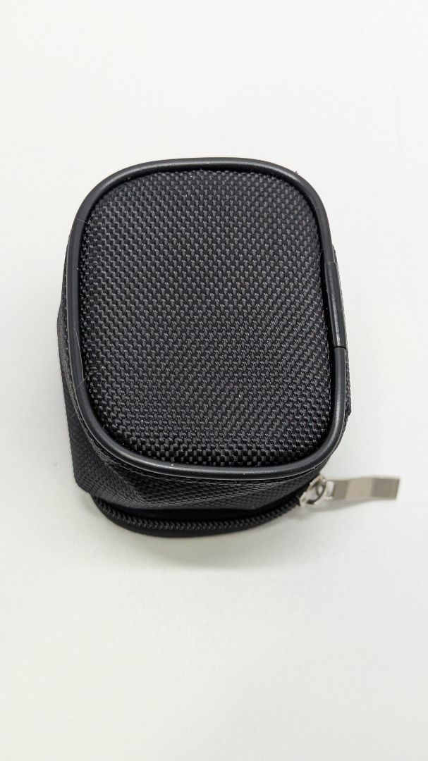 Black Mini Zippered Mesh Travel Case