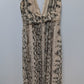 H&M Tan Snake Print Sleeveless Maxi Dress