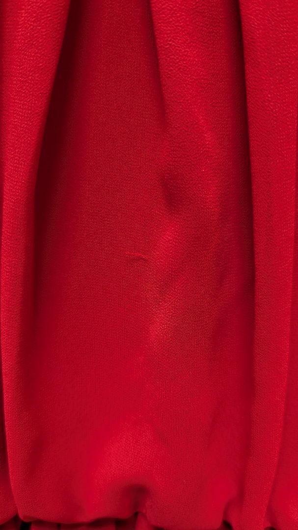 BCX Dress Red Sleeveless Belted Dress