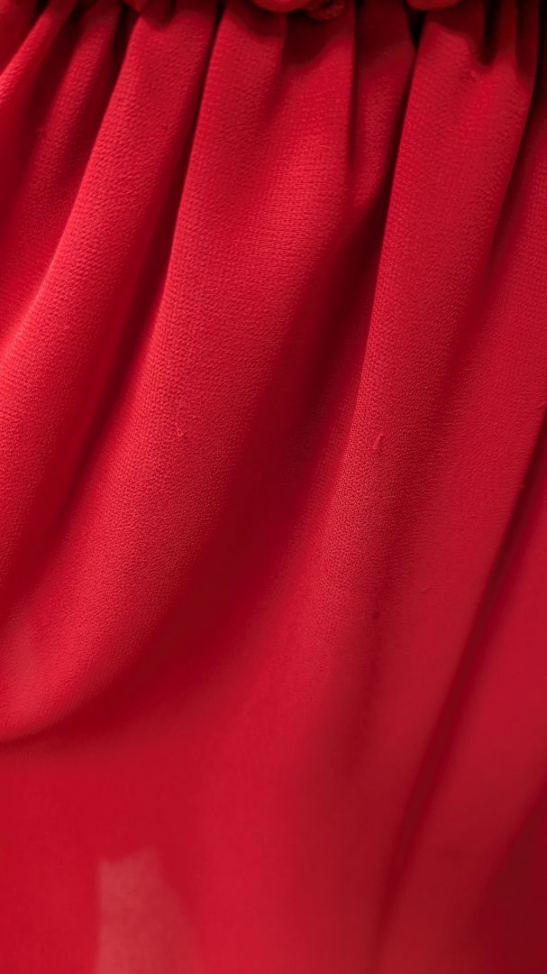 BCX Dress Red Sleeveless Belted Dress