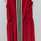 BCX Dress Red Sleeveless Belted Dress