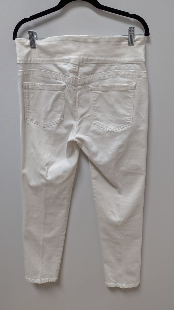 Style & Co White Embellished Boyfriend Jeggings