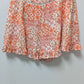 Chelsea & Theodore Orange Floral Ruffled Shorts