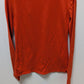 GAP Orange V-Neck Long-Sleeve Tee