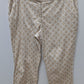 Michael Kors Tan Printed Slim-Leg Pants