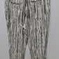 Gianni Bini Ivory Zebra Striped Casual Pants