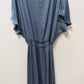 Vince Camuto Dark Blue Cold-Shoulder Empire Dress