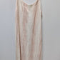 Splendid Cream Striped Linen-Blend Tie-Neck Dress