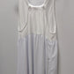 Ekouaer White Sheer Sleeveless Mini Dress