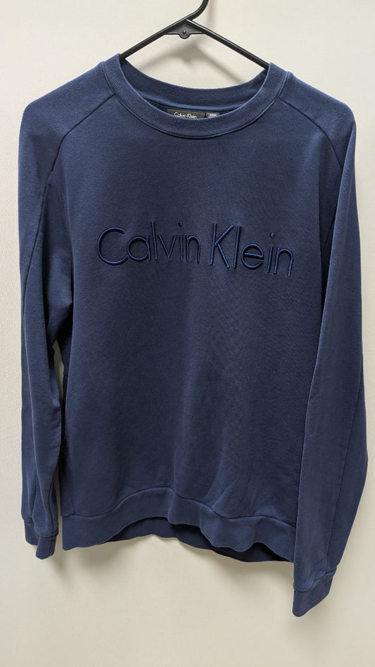 Calvin Klein Dark Blue Men's Long-Sleeve Sweatshirt
