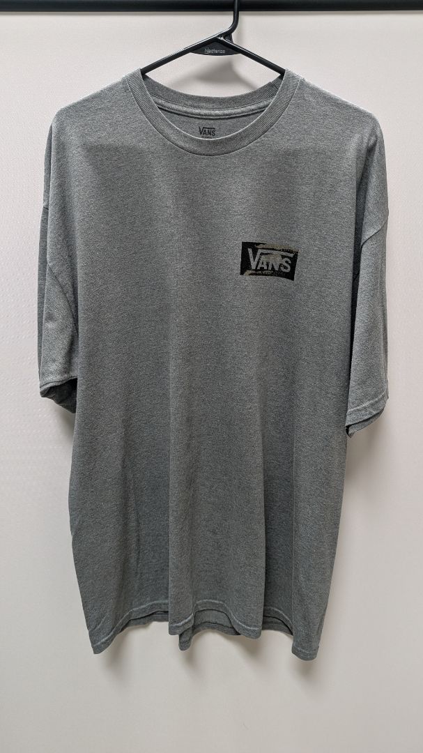 VANS Dark Grey Men's "Off The Wall" Graphic Tee