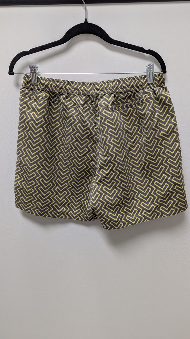 Cotton On Yellow/Grey Patterned Swim Shorts