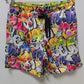 Fashion Nova Men's Multicolor Graffiti Swim Shorts
