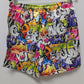 Fashion Nova Men's Multicolor Graffiti Swim Shorts