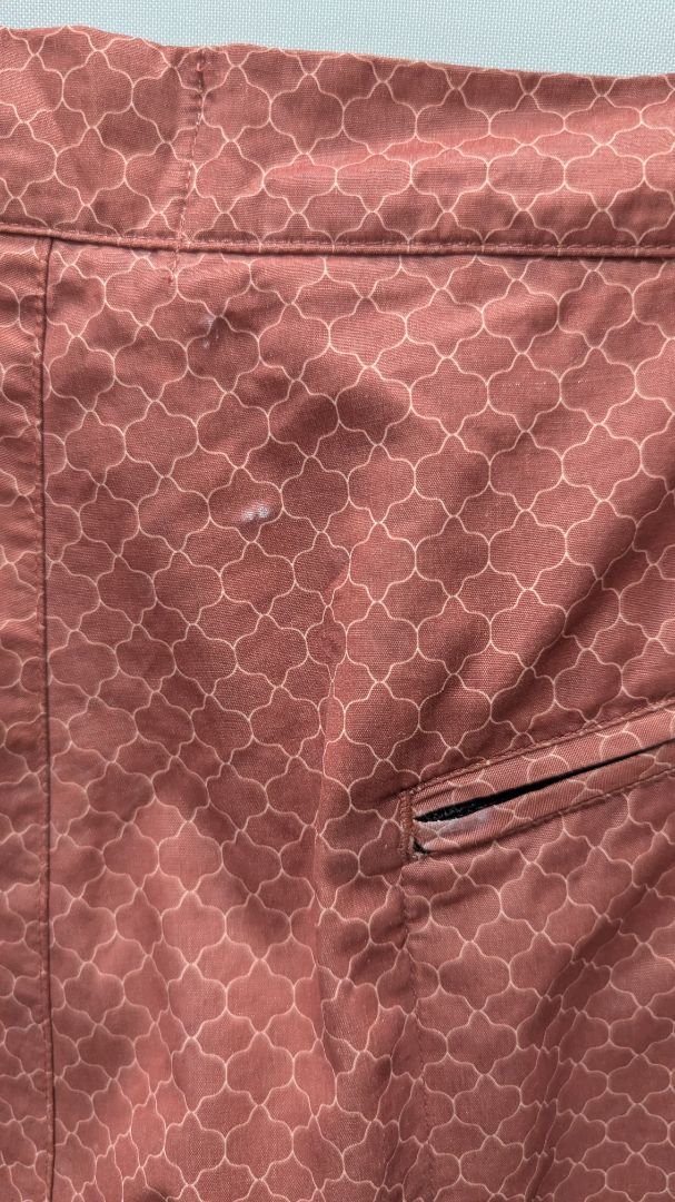 OurCaste Rust Brown Printed Swim Shorts